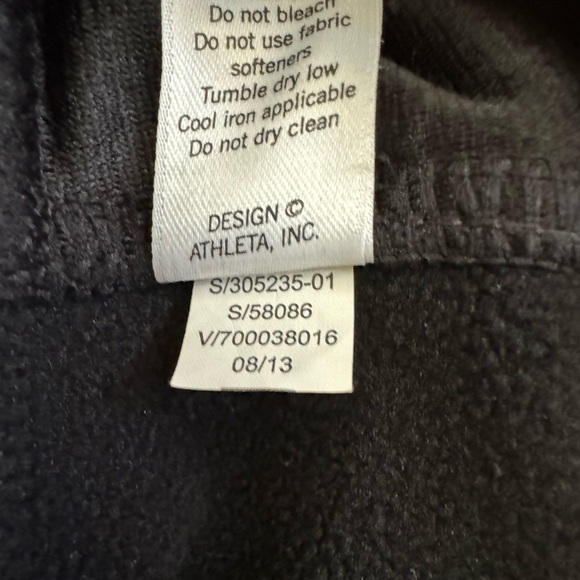 Athleta Black Snowslide Fleece Lined Cargo Skirt Size Medium - Picture 12 of 12